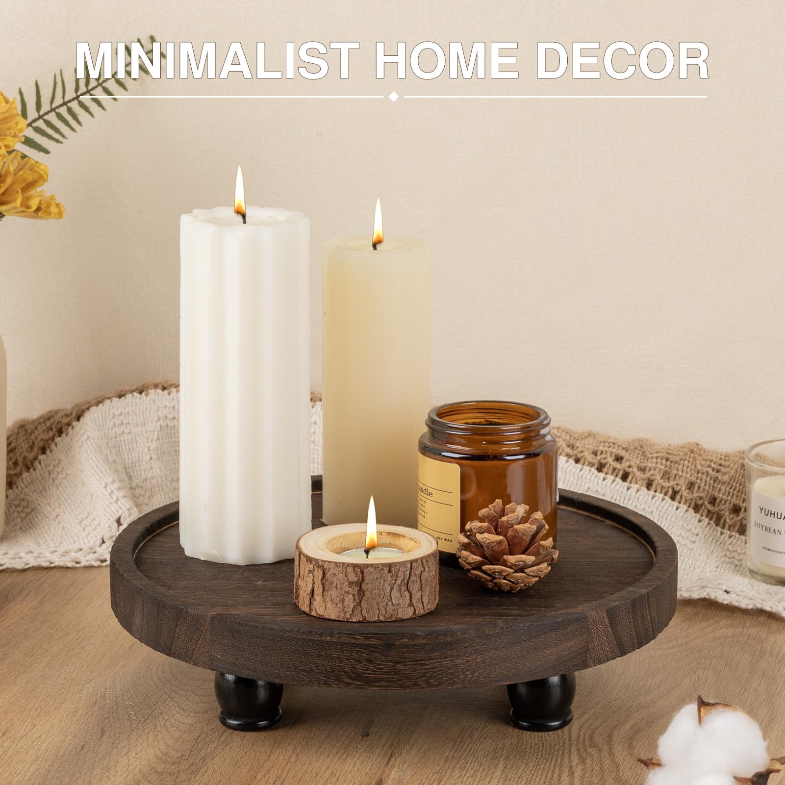 Tikea Hexagonal Wood Riser for Display