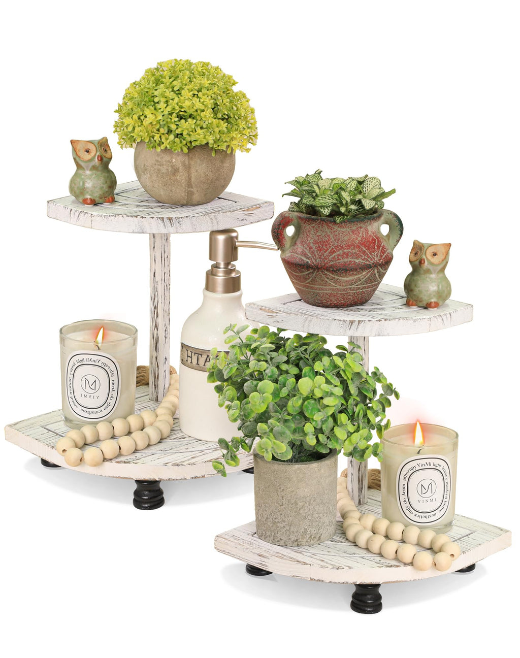 Tikea Hexagonal Wood Riser for Display