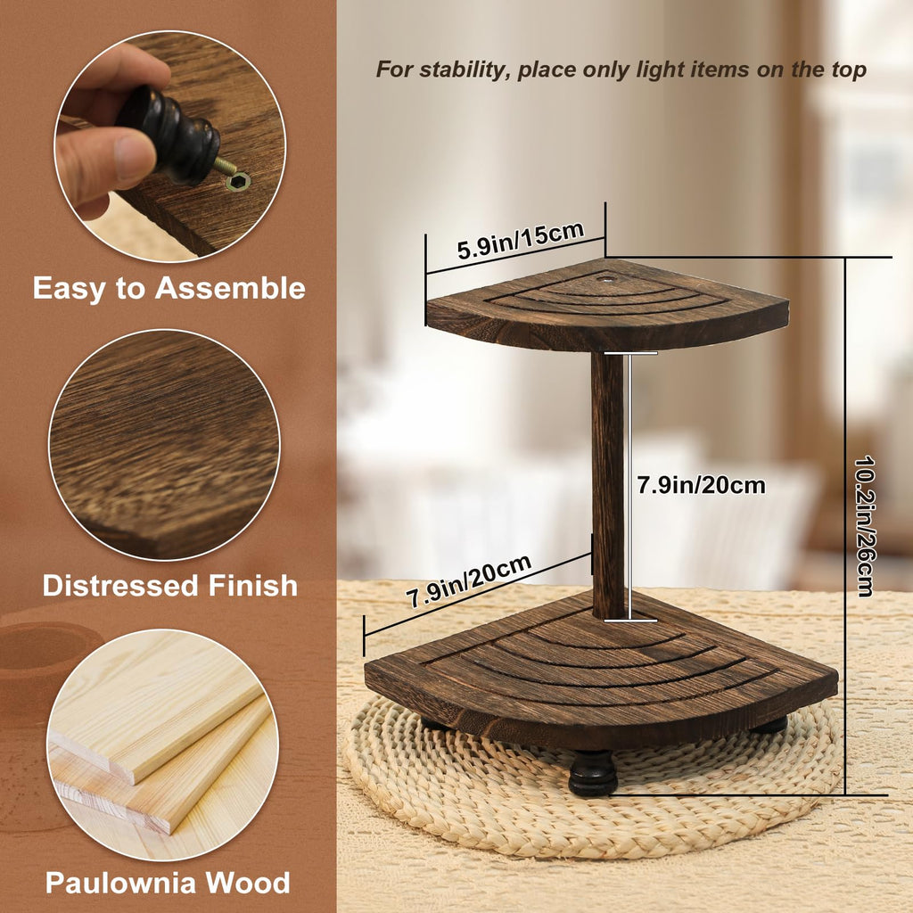 Tikea Hexagonal Wood Riser for Display