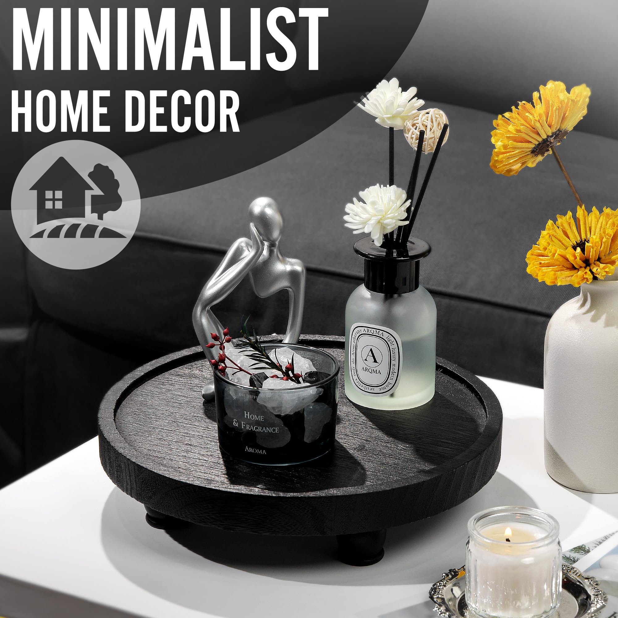 Tikea Hexagonal Wood Riser for Display