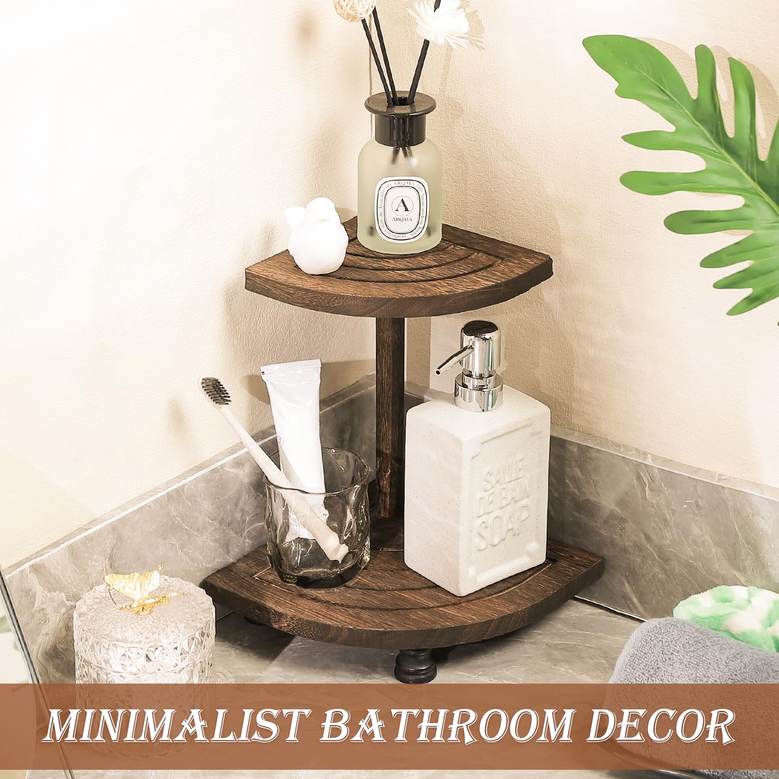Tikea Hexagonal Wood Riser for Display