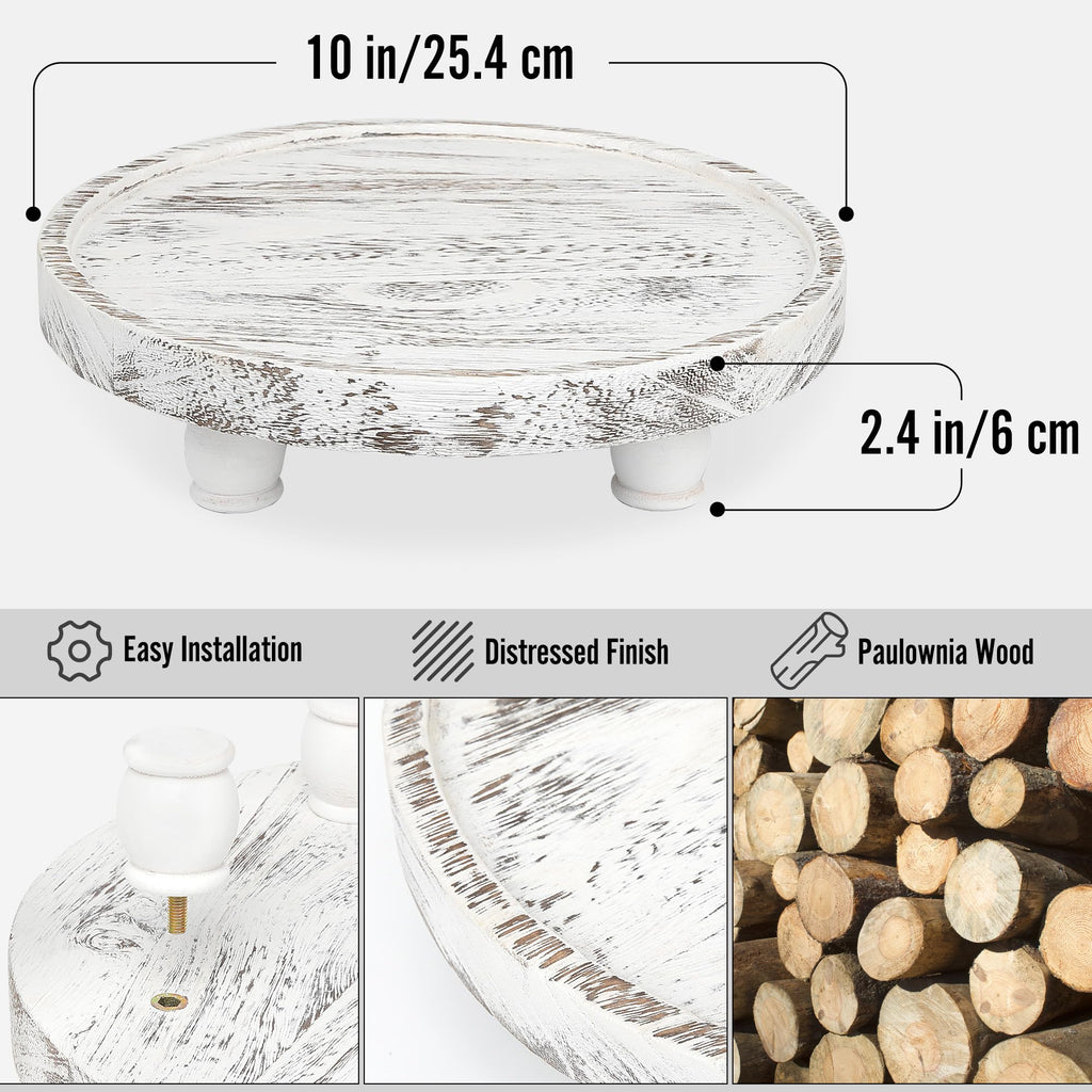 Tikea Hexagonal Wood Riser for Display