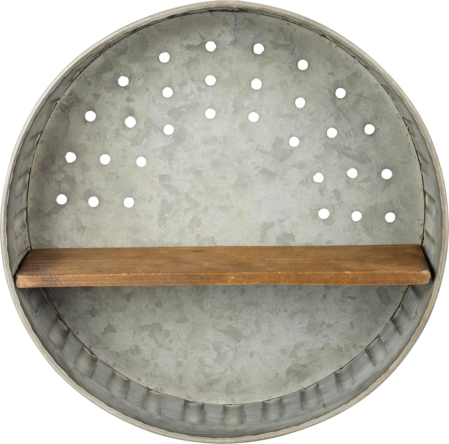 Primitives by Kathy 38024 Distressed Wall Shelf, Metal and Wood