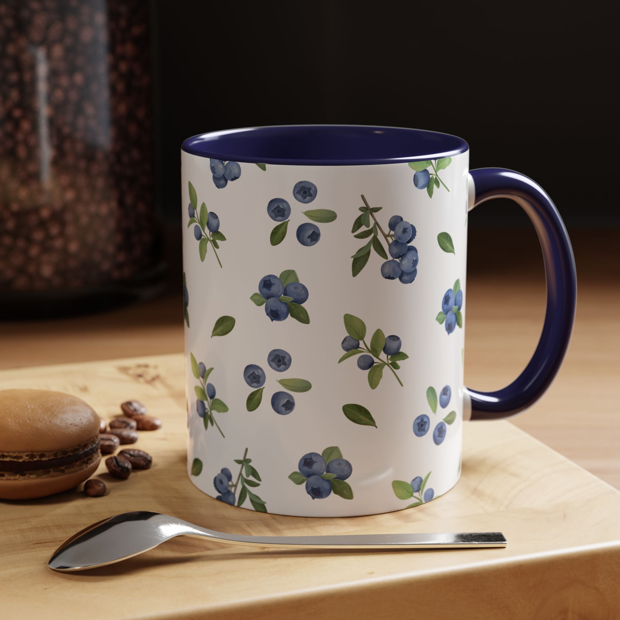 Blueberry Berry Cozy Cottage Style Coffee Mug