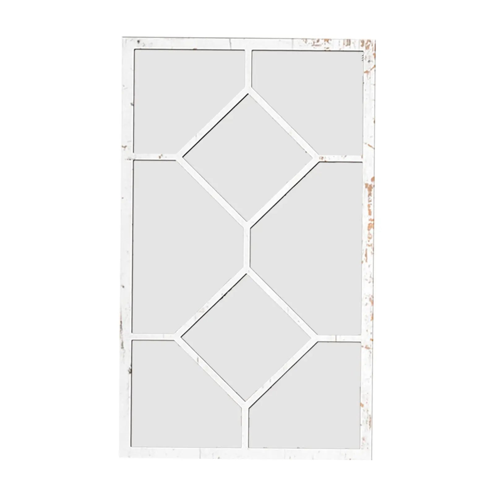 Imitation Window Wall Mirror | Farmhouse Wall Decor for Bathroom, Kitchen & Living Room