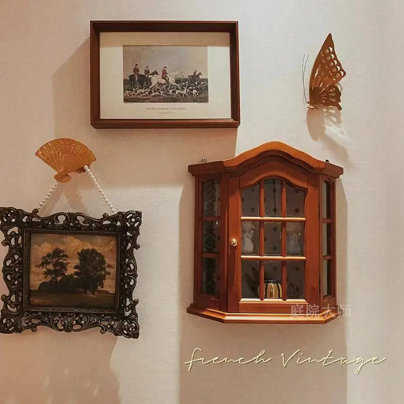 Wall-Mounted Wooden Mug Rack