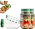 Leakproof Salad Jar with Dressing Compartment | Portable Lunch Container