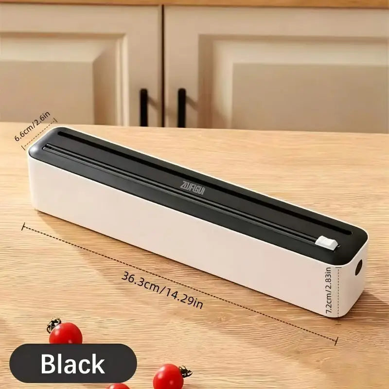 Wrap & Foil Dispenser with Dual Slide Cutter | Plastic Wrap, Aluminum Foil & Parchment Paper