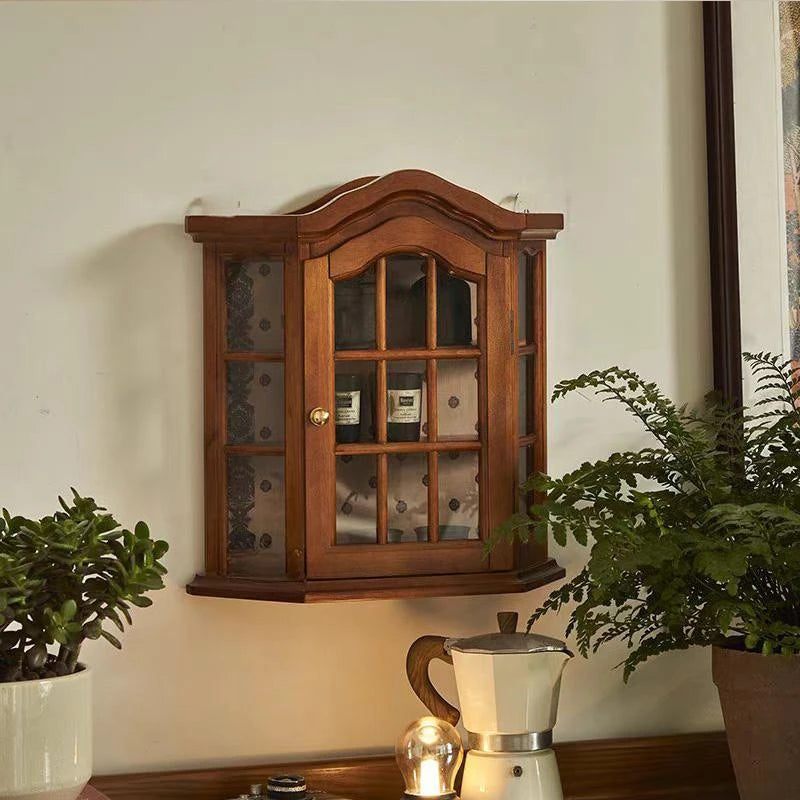 Wall-Mounted Wooden Mug Rack