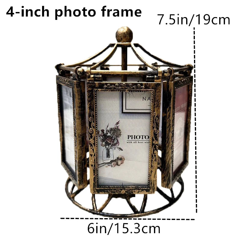 Vintage Carousel Photo Frame