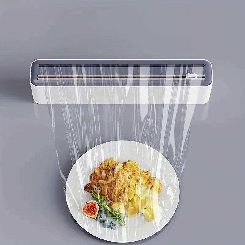 Wrap & Foil Dispenser with Dual Slide Cutter | Plastic Wrap, Aluminum Foil & Parchment Paper