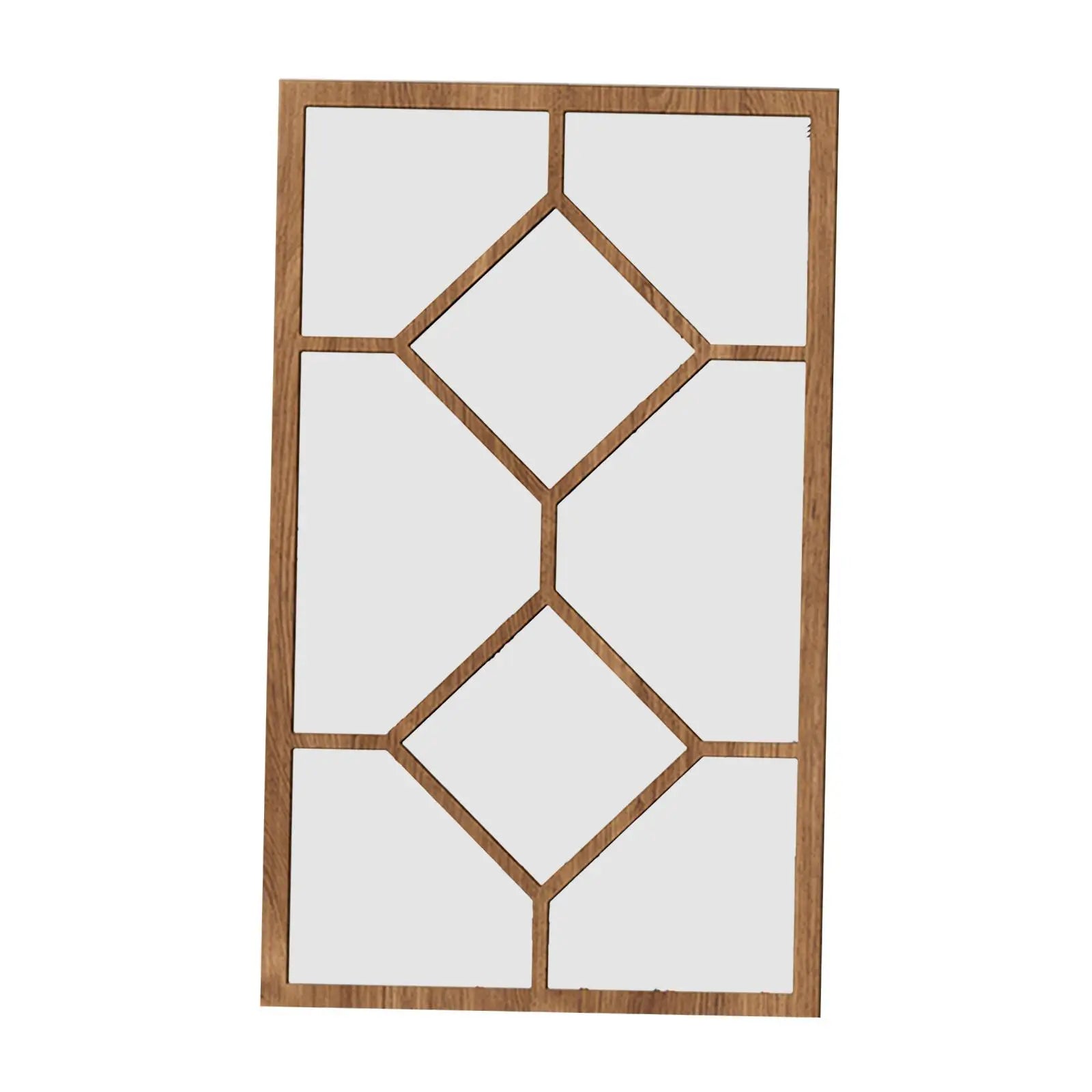 Imitation Window Wall Mirror | Farmhouse Wall Decor for Bathroom, Kitchen & Living Room
