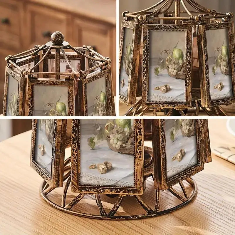 Vintage Carousel Photo Frame