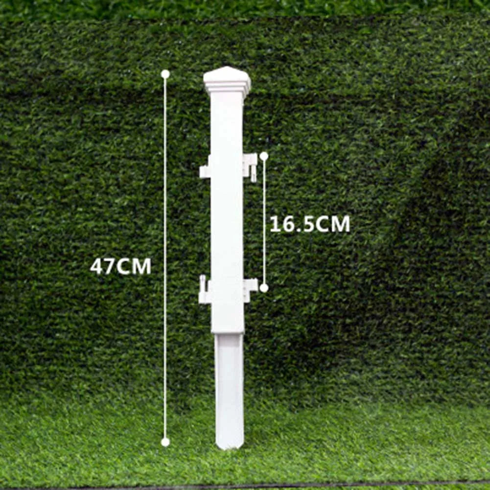 Garden Fencing Trellis White Plastic Decorative Fences Lightweight Easy Installation Edging Fence for Garden Flower Bed Decor