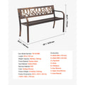 Wooden Metal Garden Bench