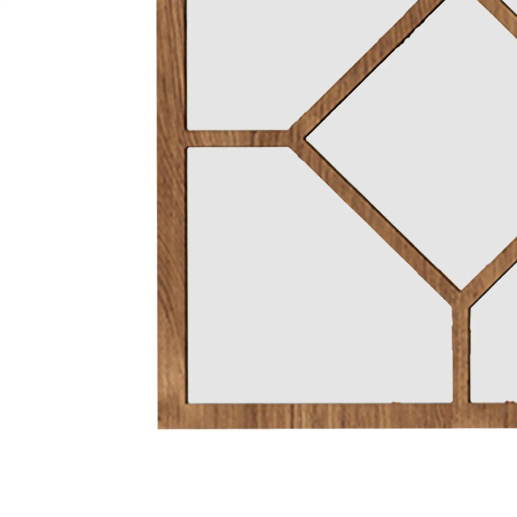 Imitation Window Wall Mirror | Farmhouse Wall Decor for Bathroom, Kitchen & Living Room