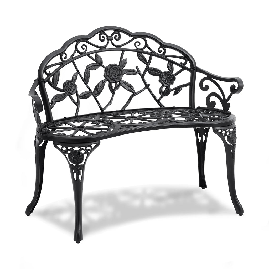Wooden Metal Garden Bench