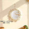 Boho Macrame Hanging Mirror | Handwoven Wall Decor for Bedroom, Living Room & Entryway
