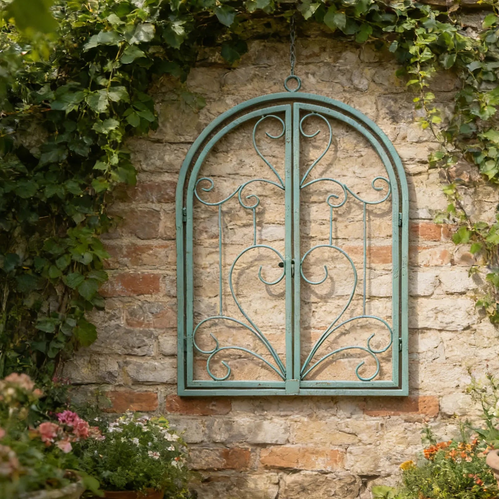 Imitation Window Wall Mirror | Farmhouse Decor for Bathroom, Kitchen & Living Room