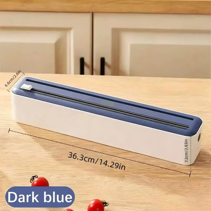 Wrap & Foil Dispenser with Dual Slide Cutter | Plastic Wrap, Aluminum Foil & Parchment Paper