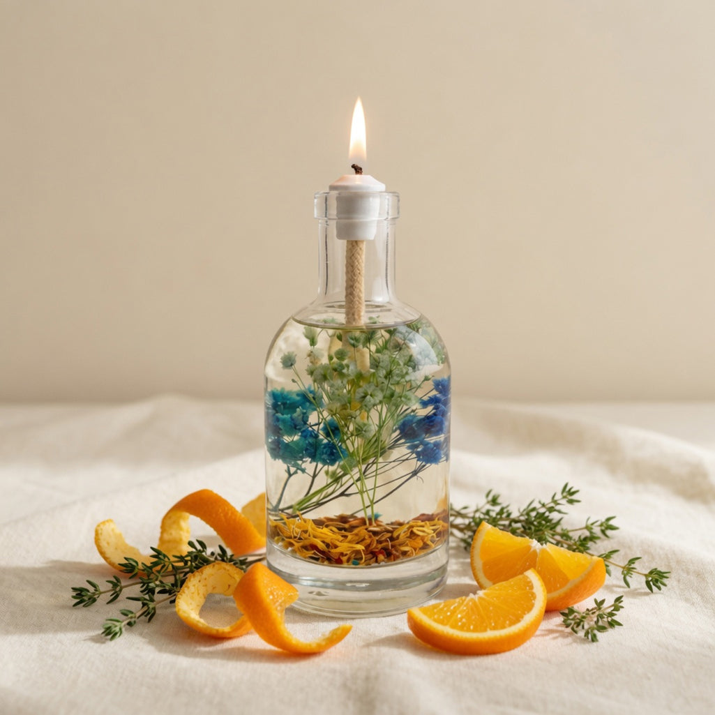Wide Margin Oil Candle – Fresh & Airy Scent