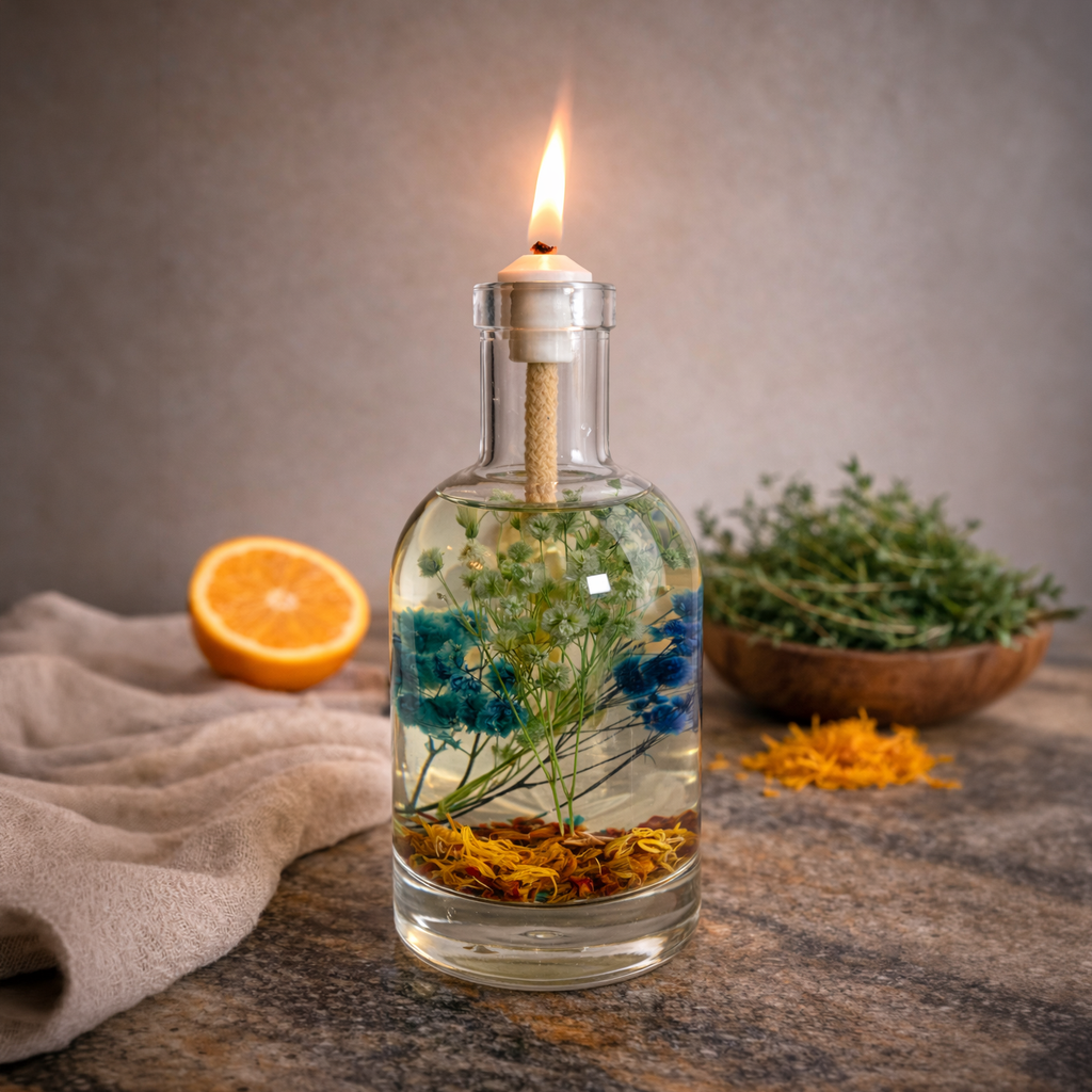 Wide Margin Oil Candle – Fresh & Airy Scent