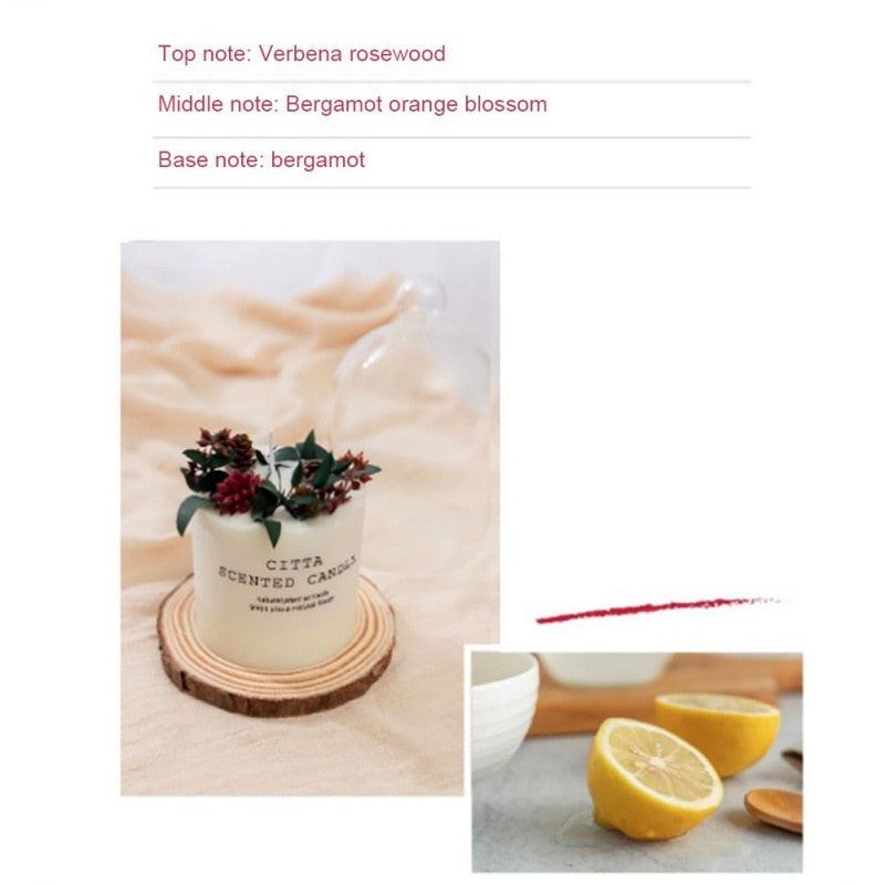 Natural Soy Wax Aromatherapy Pillar Candles