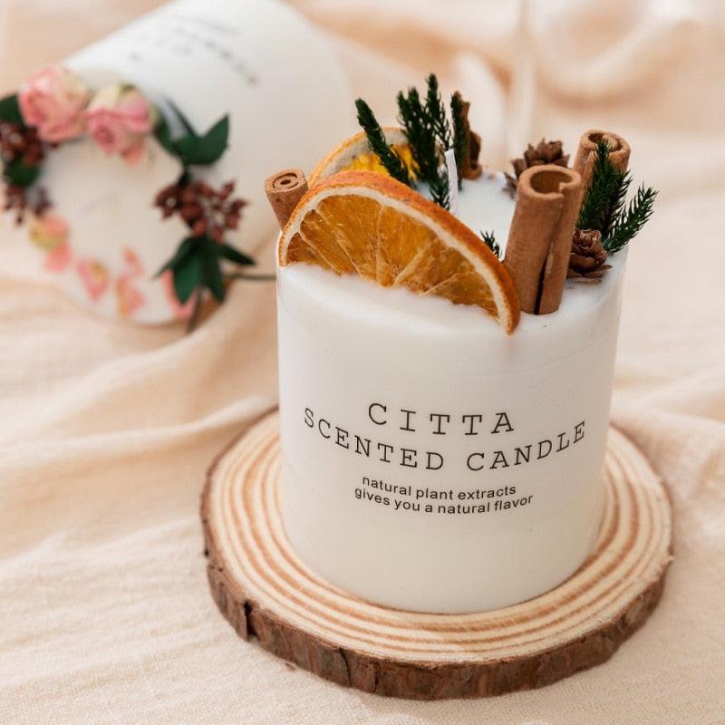 Natural Soy Wax Aromatherapy Pillar Candles