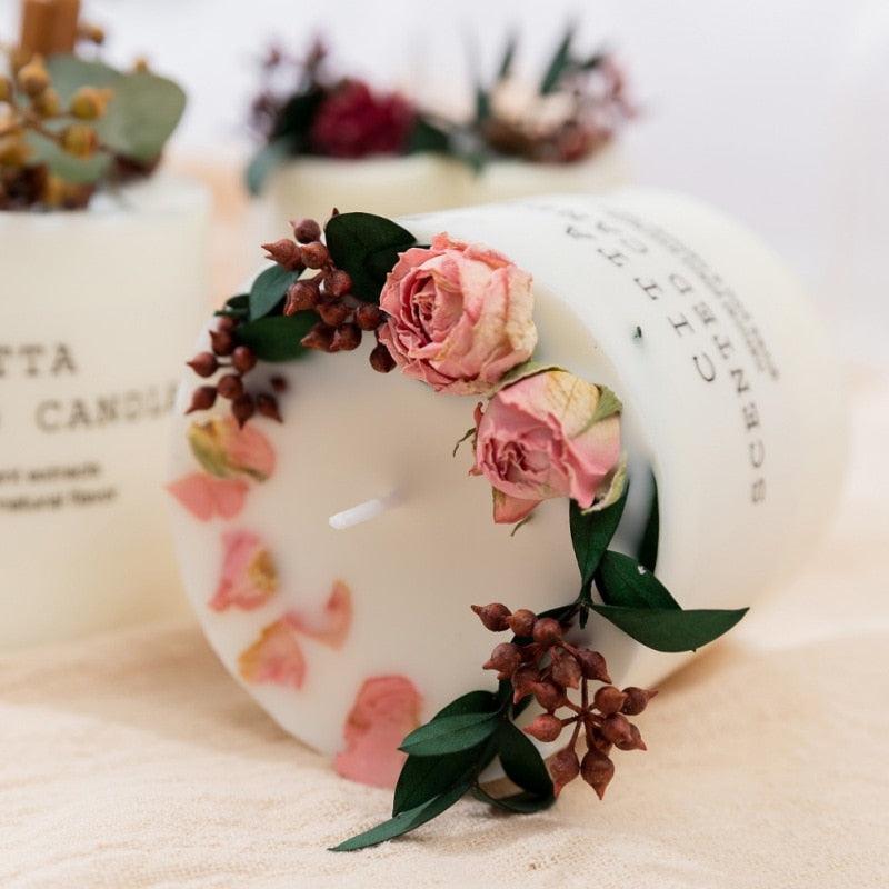 Natural Soy Wax Aromatherapy Pillar Candles