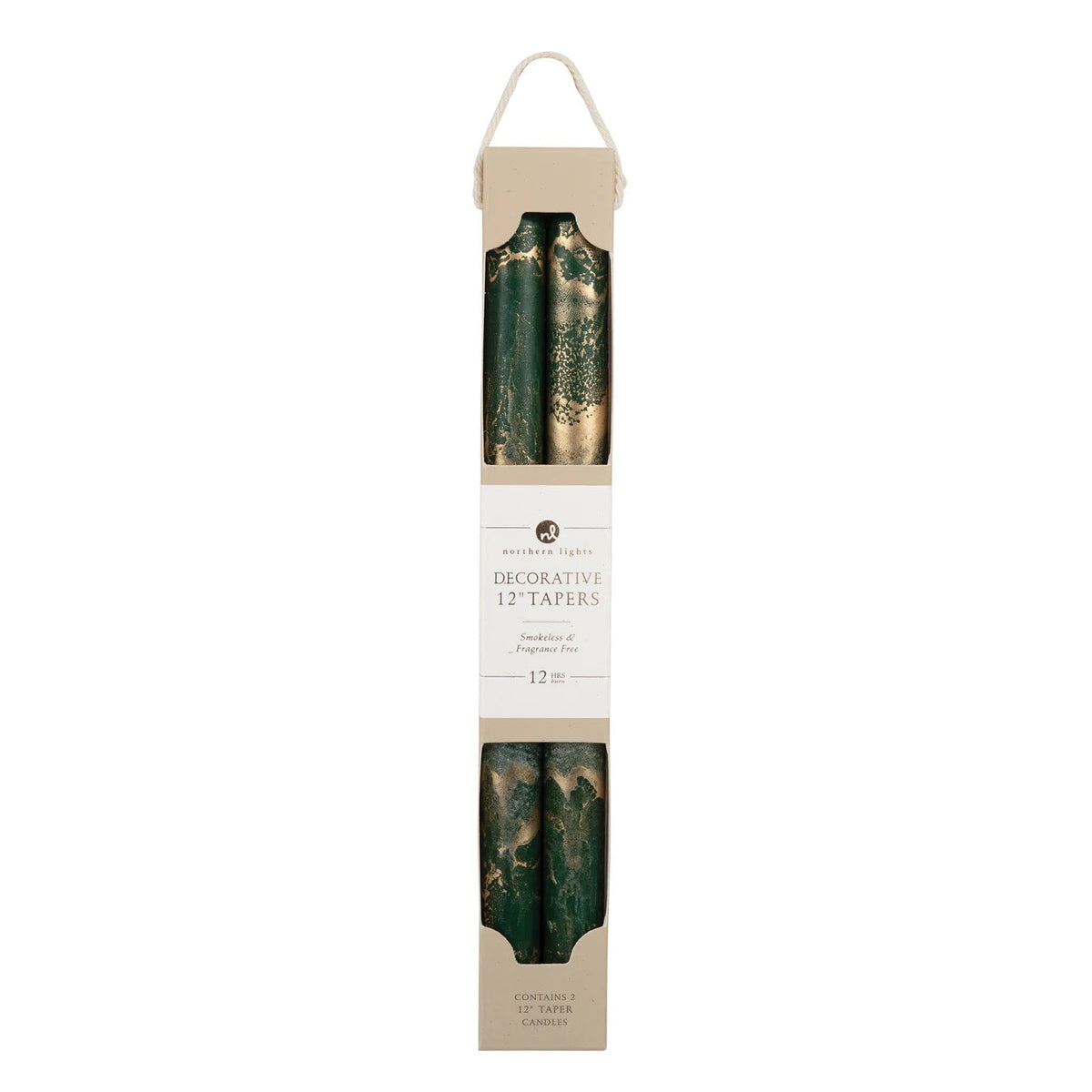 12'' Decorative Taper Candle 2-Packs