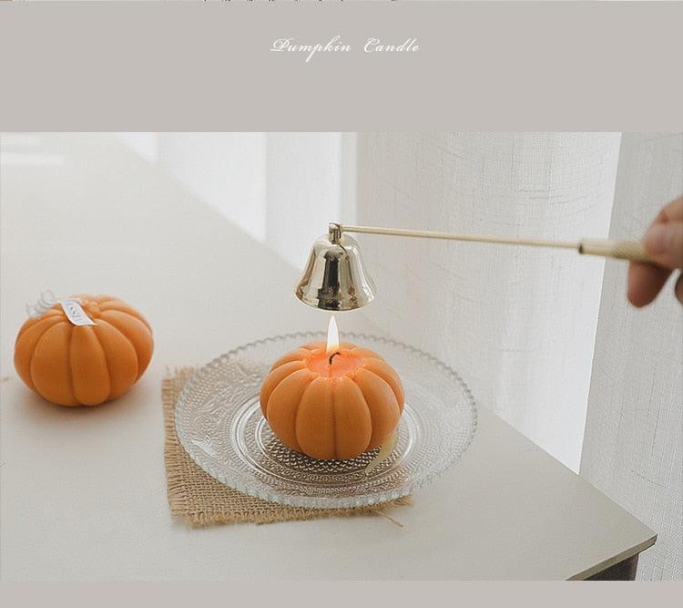 Handmade Pumpkin Aromatherapy Candle