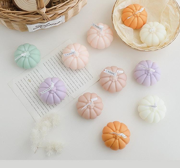 Handmade Pumpkin Aromatherapy Candle