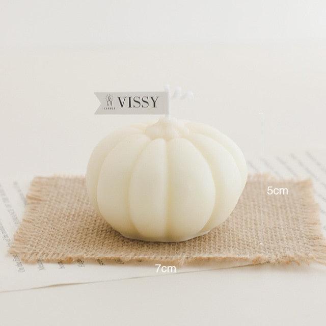 Handmade Pumpkin Aromatherapy Candle