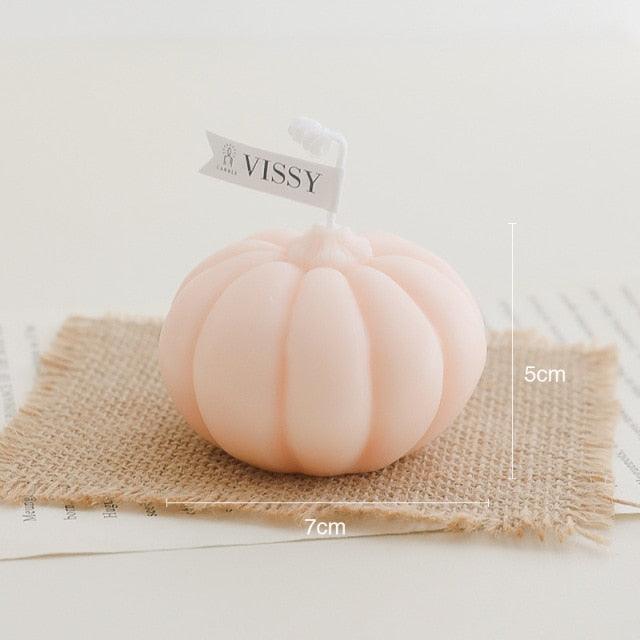 Handmade Pumpkin Aromatherapy Candle