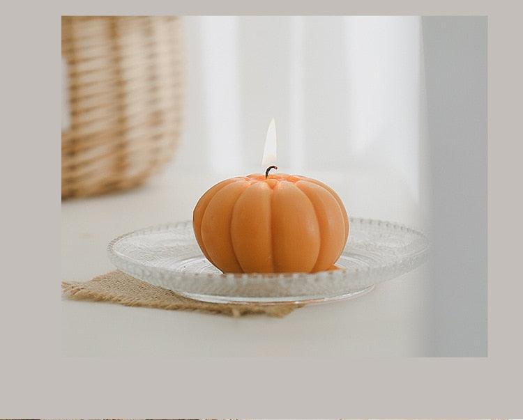Handmade Pumpkin Aromatherapy Candle