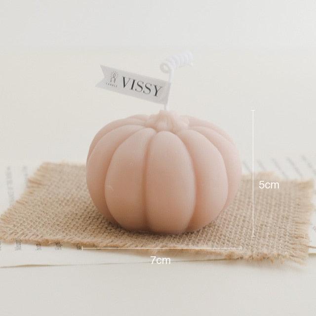 Handmade Pumpkin Aromatherapy Candle